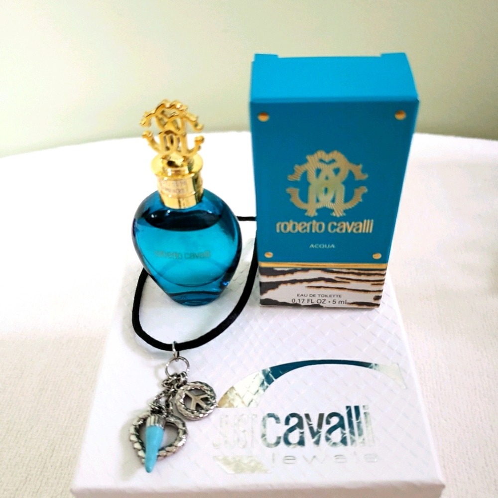 Roberto  Cavalli Necklace & Mini bundle.